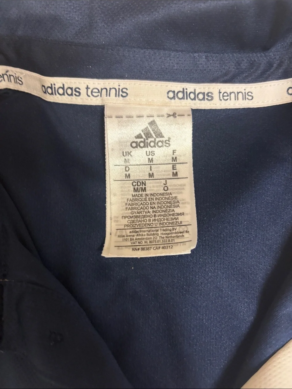 adidas polo navy